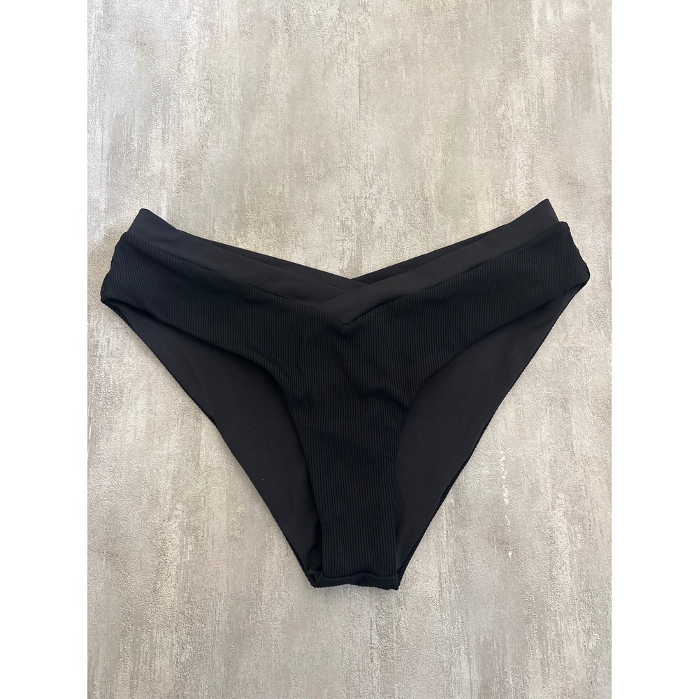 L*Space Ribbed Pratt Bikini Bottom L - Picture 2 of 8